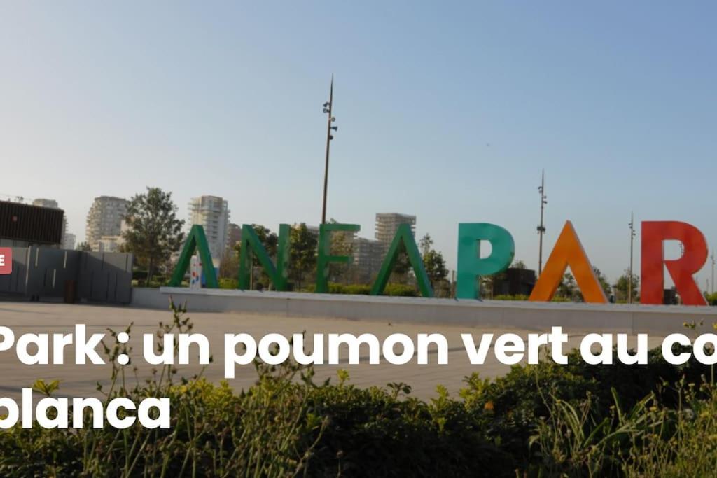 A 2 Minutes De Casa Finance City, Appartement Avec 2 Chambres Casablanca Esterno foto